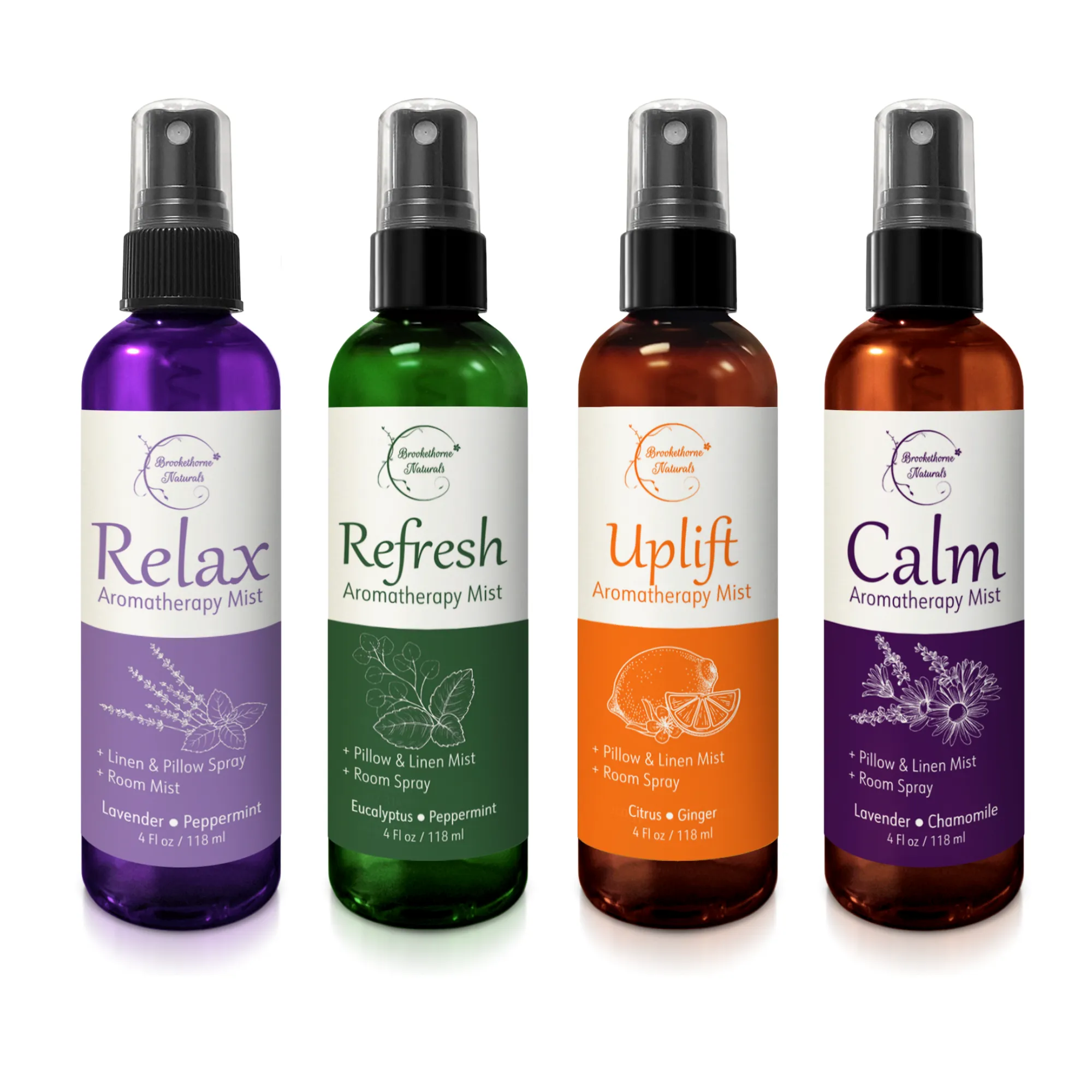 Aromatherapy Spray Bundle - 4 Pack