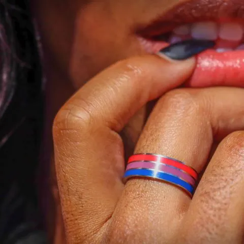 Bisexual Pride Ring