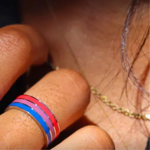 Bisexual Pride Ring