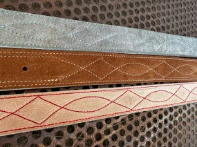 Build Your Own Boot Stitch Belt Turquoise