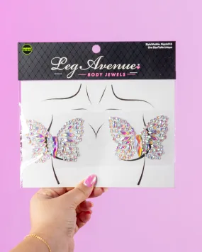 Butterfly Glow In The Dark Jewel Pasties