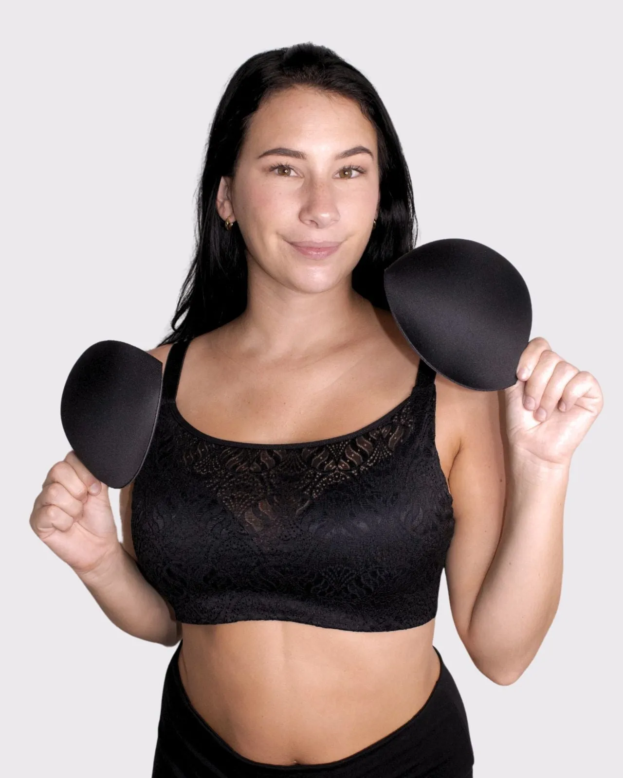 Carrie Pocketed Lace Molded Cup Bra