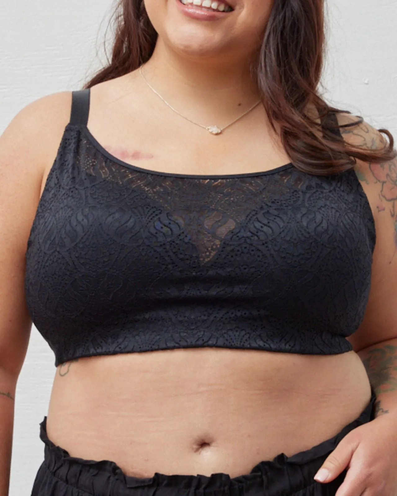 Carrie Pocketed Lace Molded Cup Bra