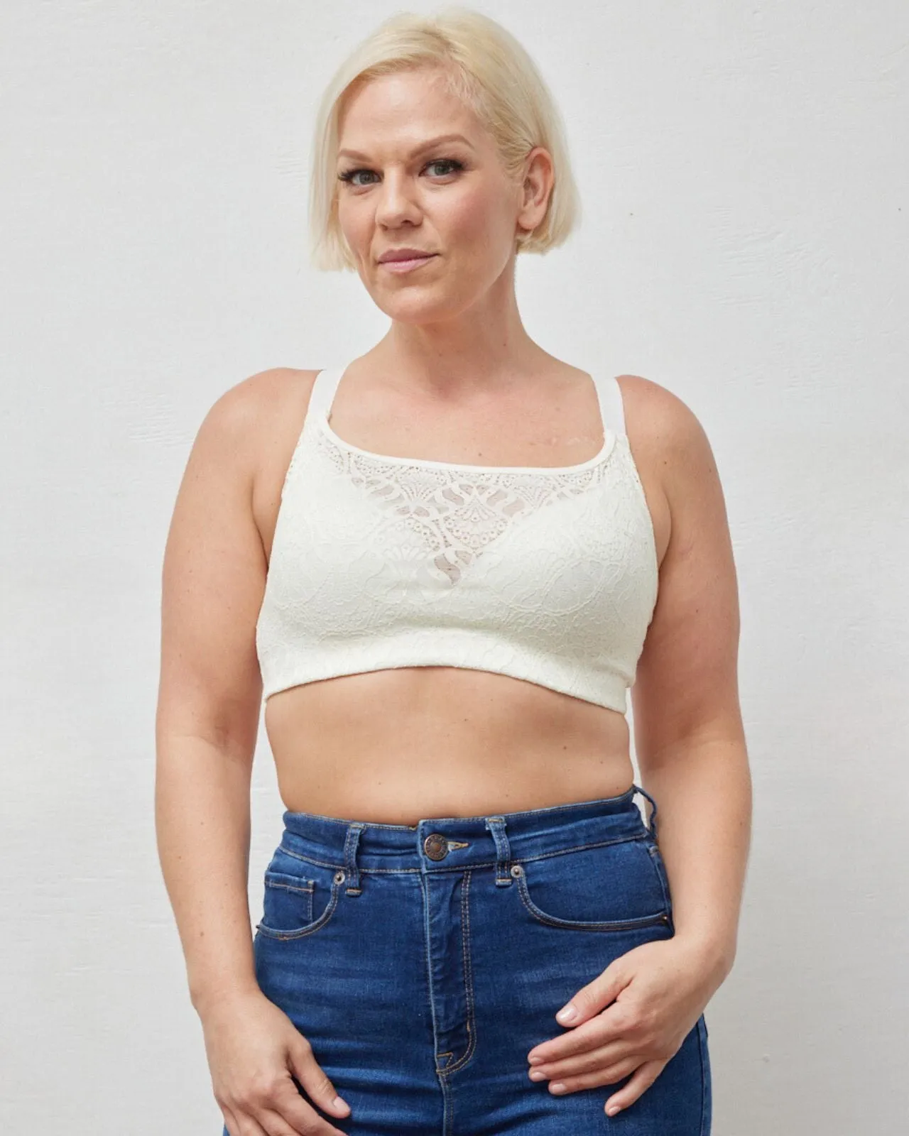 Carrie Pocketed Lace Molded Cup Bra