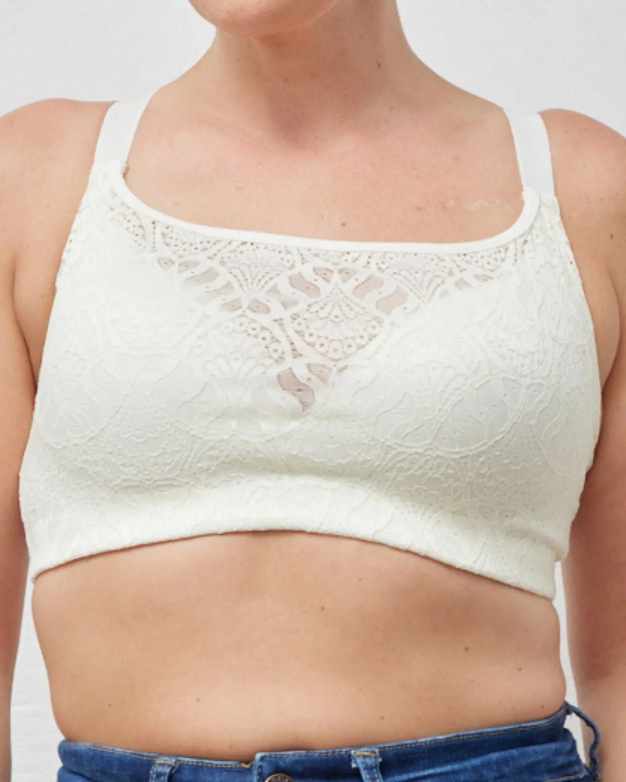 Carrie Pocketed Lace Molded Cup Bra