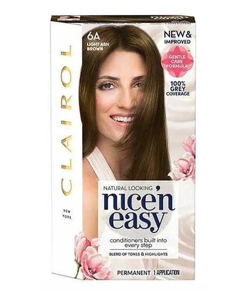 Clairol Nice N Easy Permanent Colours 6A Natural Light Ash Brown