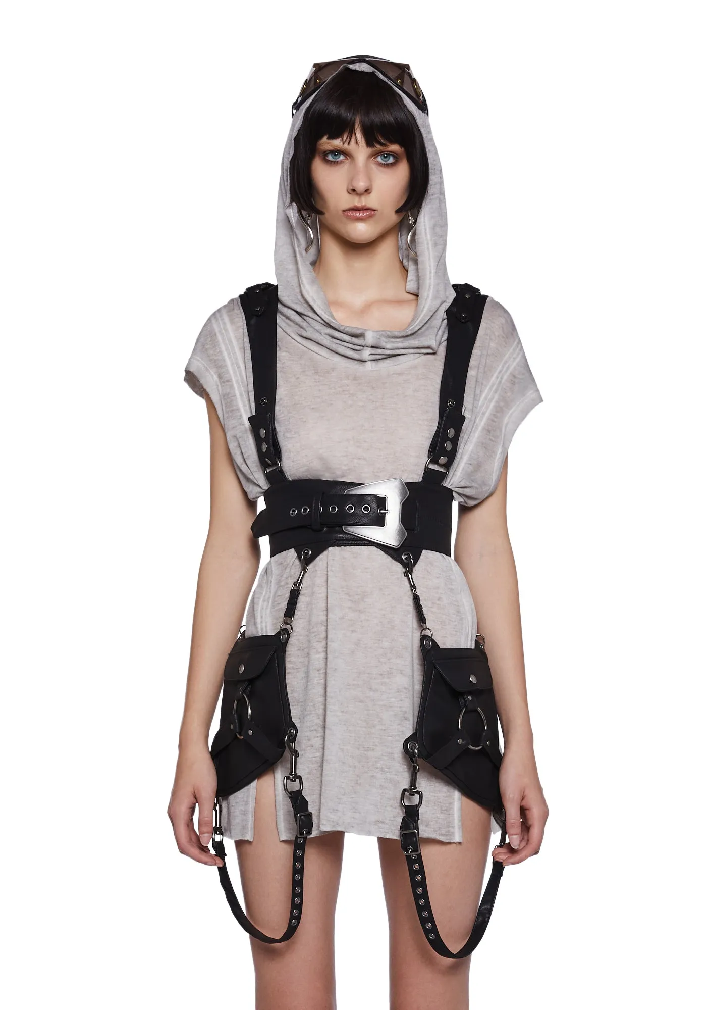 Flanger Harness Vest With Hip Bags