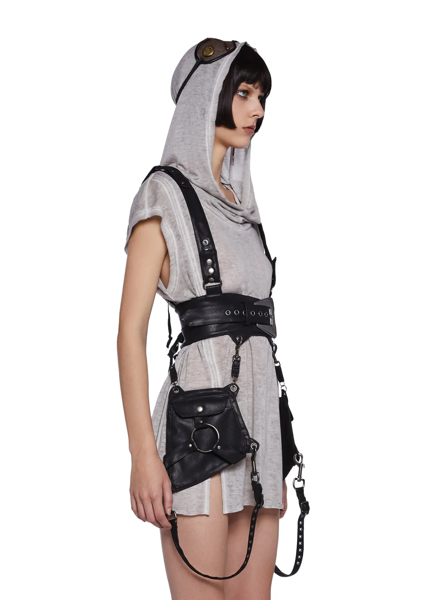 Flanger Harness Vest With Hip Bags