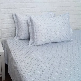 Grey Subtle Print Bedsheet