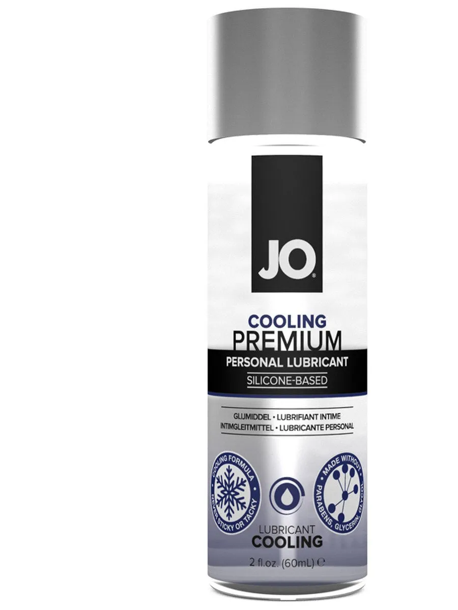 JO Premium Lubricant Cool 2 floz/60ml-silicone