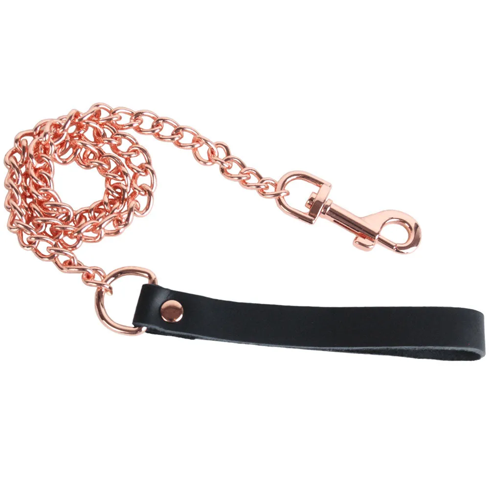 Love in Leather Luxury Chained Leash