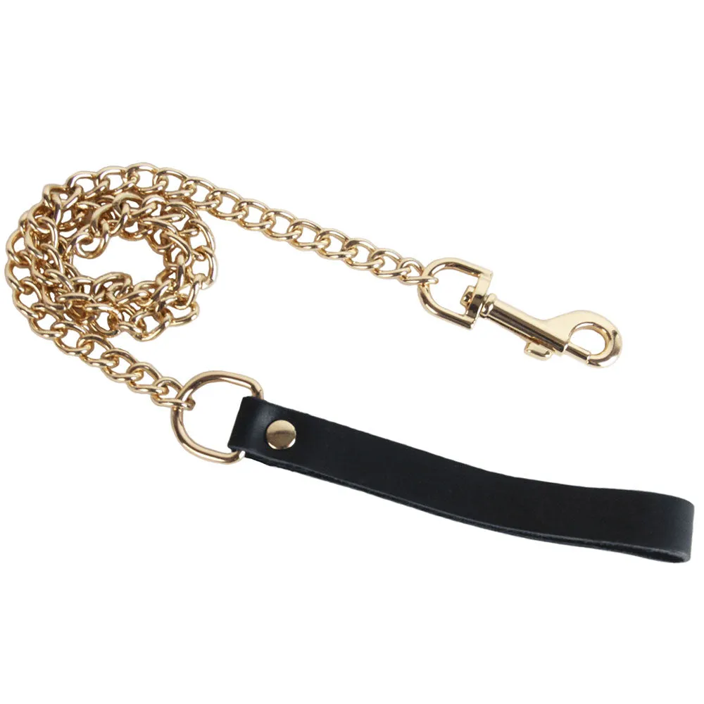 Love in Leather Luxury Chained Leash