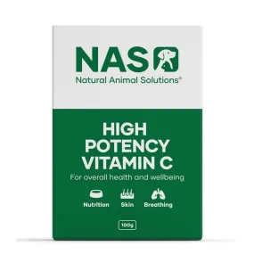 Natural Animal Solutions High Potency Vitamin C Supplement for Dogs and Cats 100g^^^