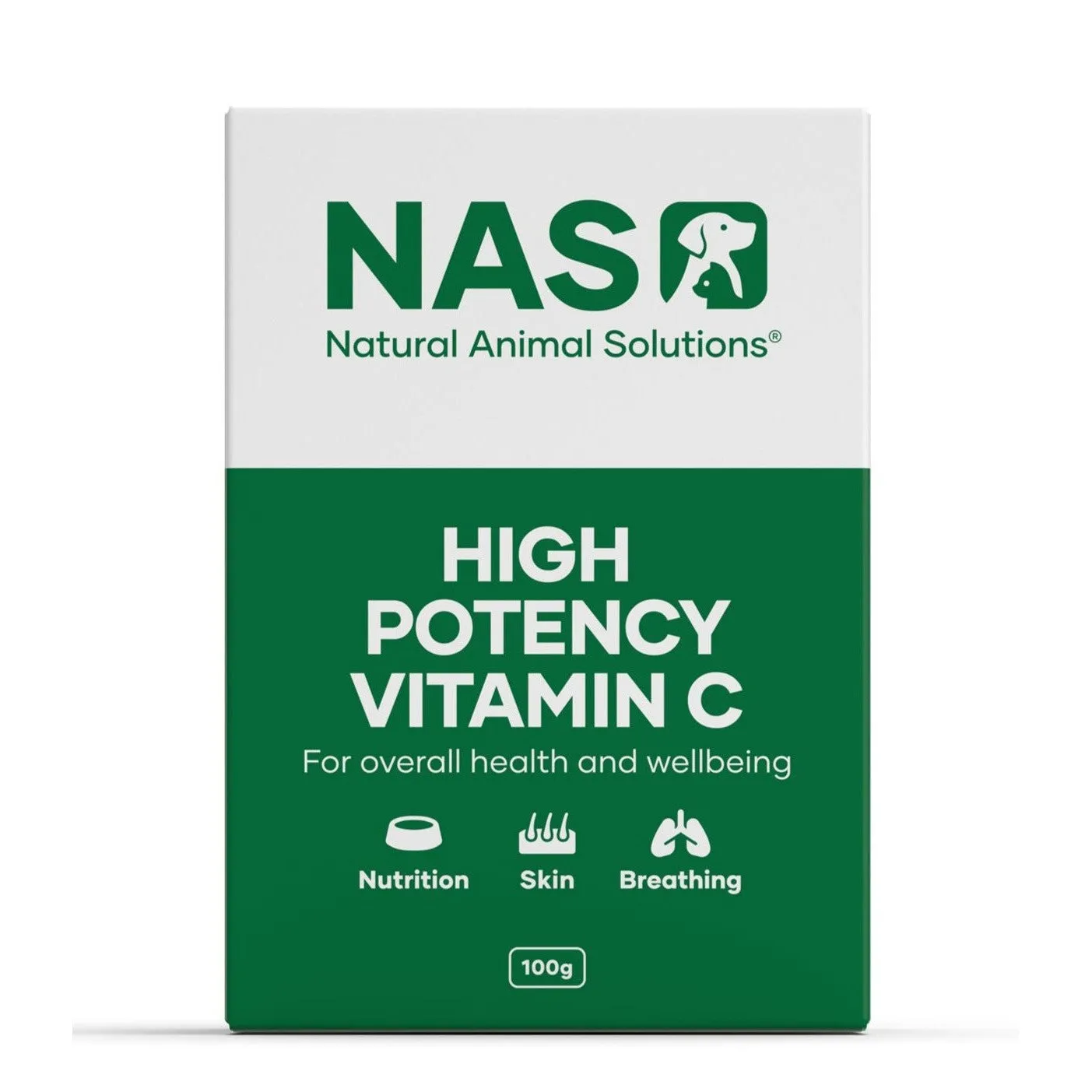 Natural Animal Solutions High Potency Vitamin C Supplement for Dogs and Cats 100g^^^