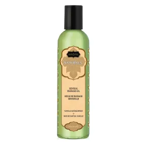 Naturals Massage Oil - Vanilla Sandalwood  8 Fl. Oz.