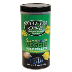 Omega One Super Color Veggie Kelp Pellets - 8 oz