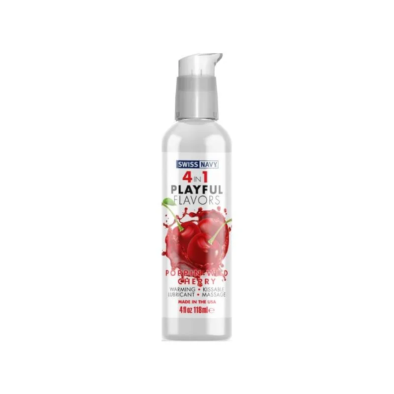 Playful Flavours 4 In 1 Poppin Wild Cherry 4oz/118ml