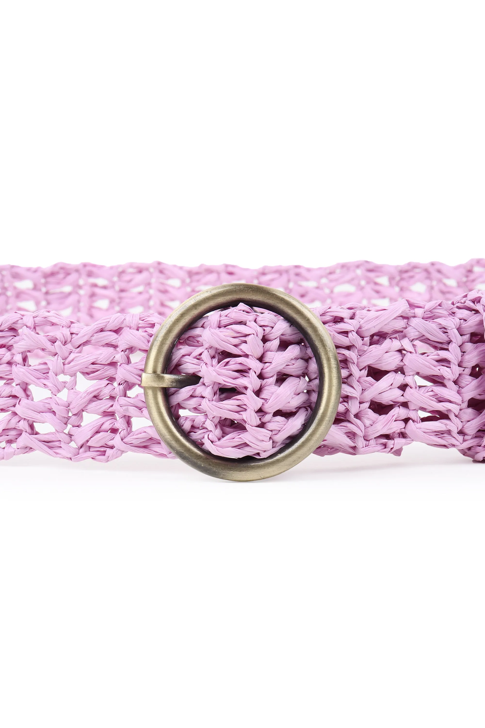 RAFFIA Belt Lilac