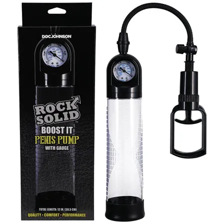 Rock Solid Boost It Penis Pump w/Guage