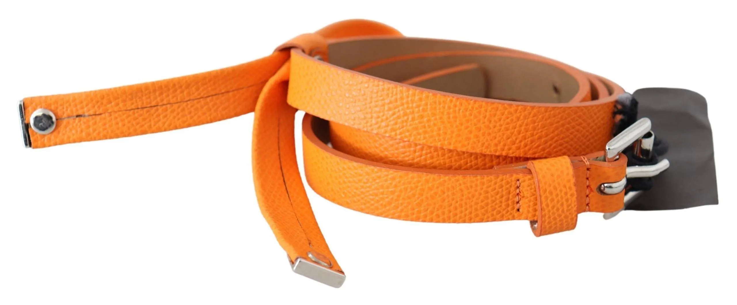 Scervino Street Elegant Leather Double Buckle Belt