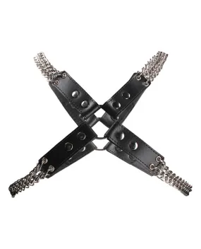 Shots Uomo Chain & Chain Harness - Black