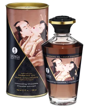 Shunga Warming Oil Intoxicating Chocolate 3.5 fl oz