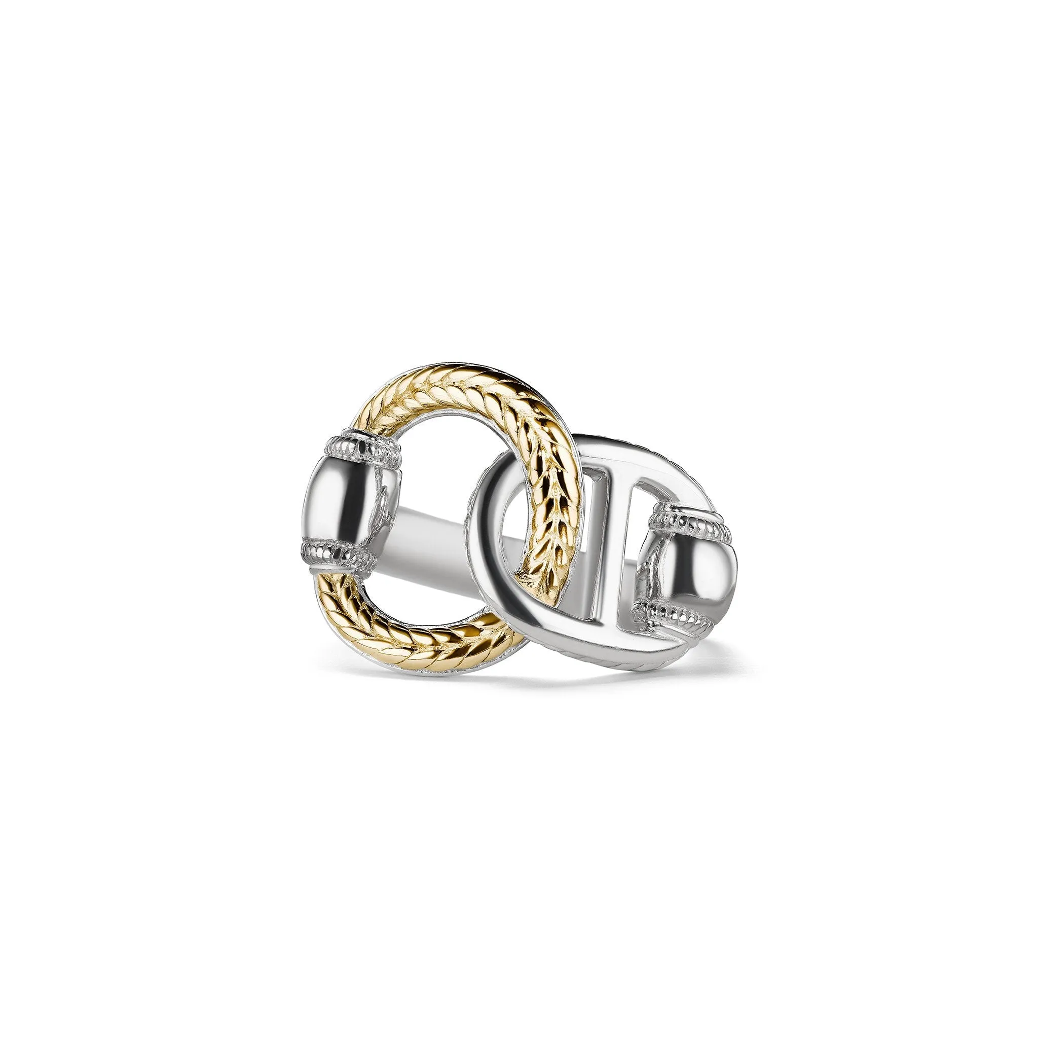 Vienna Interlocking Ring with 18K Gold