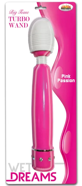 Wet Dreams Big Tease Turbo Wand Magenta