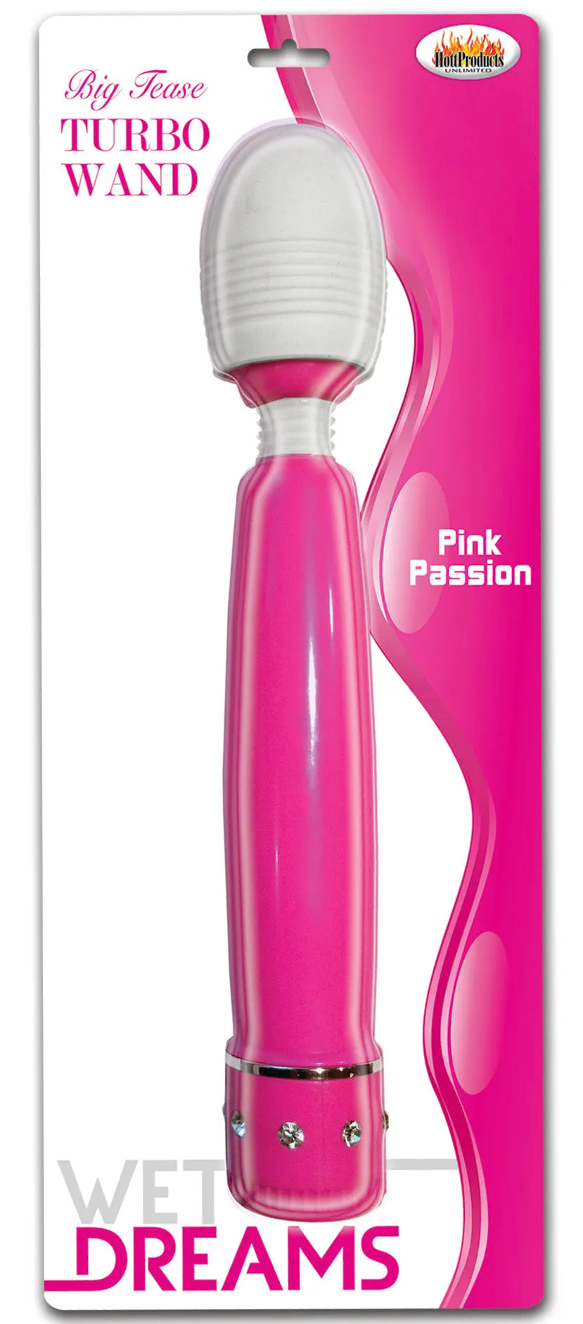 Wet Dreams Big Tease Turbo Wand Magenta