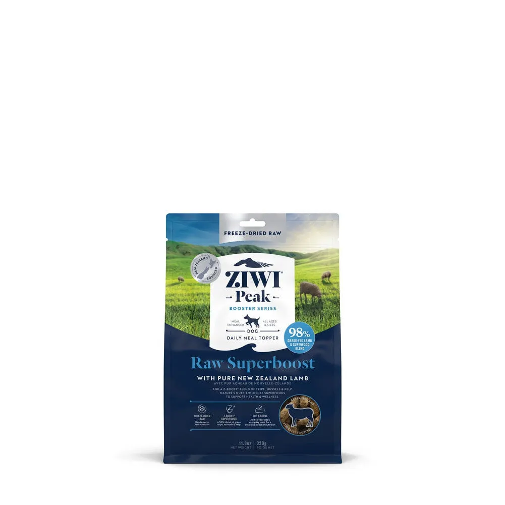 ZIWI Peak Raw Freeze Dried Superboost Lamb Recipe Meal Enhancer for Dogs 320g^^^